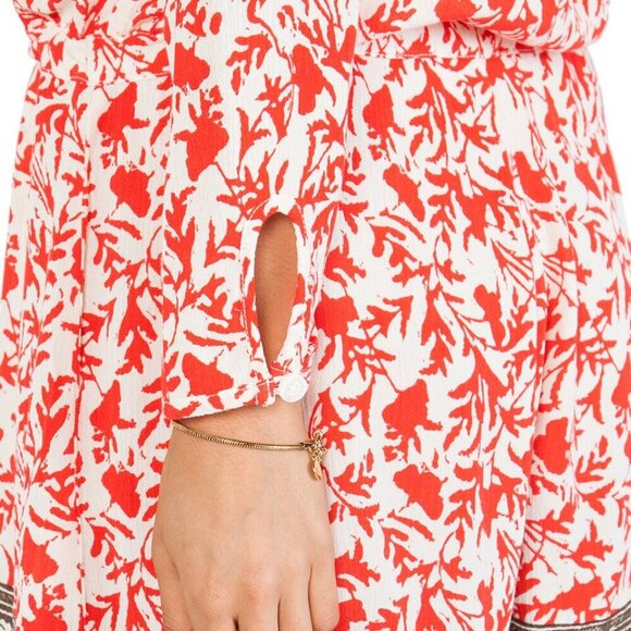 Free People Resort Romper Gardenia Combo - Boho Tribal Print - Picture 5 of 16